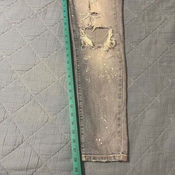 Kancan Destroyed Distressed Denim Jeans 3/25 - Picture 3 of 8